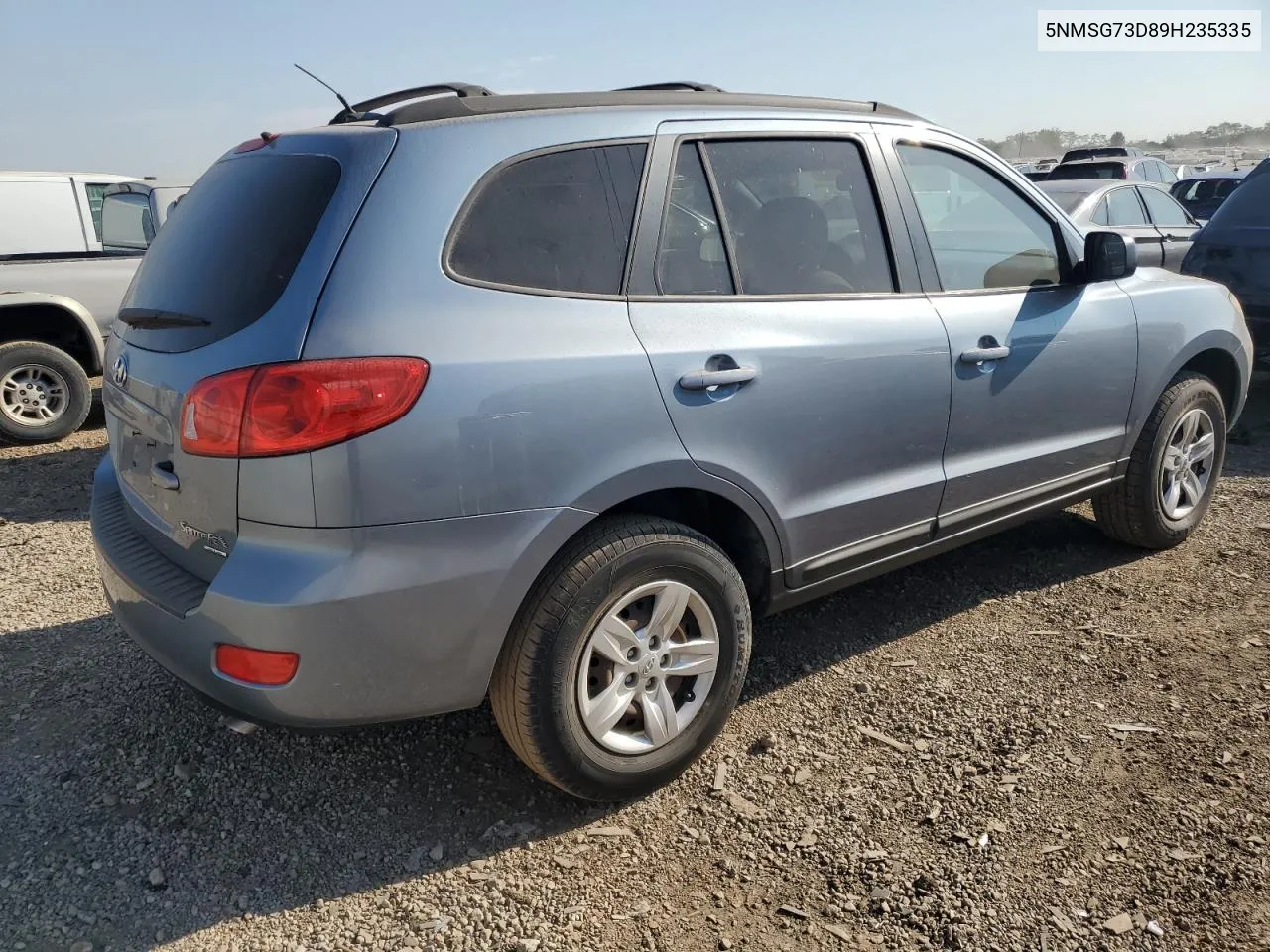 5NMSG73D89H235335 2009 Hyundai Santa Fe Gls