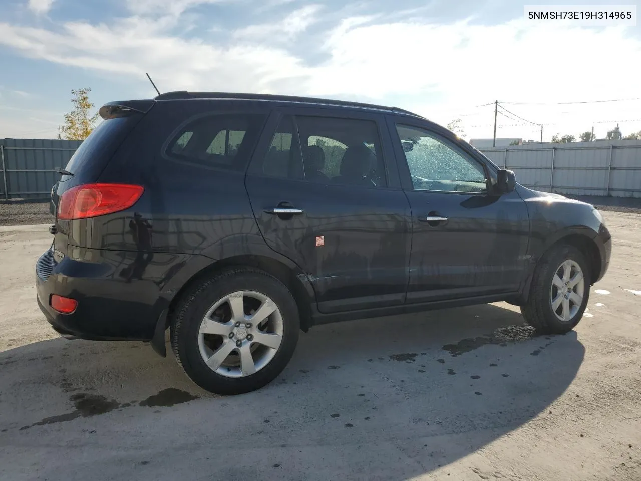 5NMSH73E19H314965 2009 Hyundai Santa Fe Se