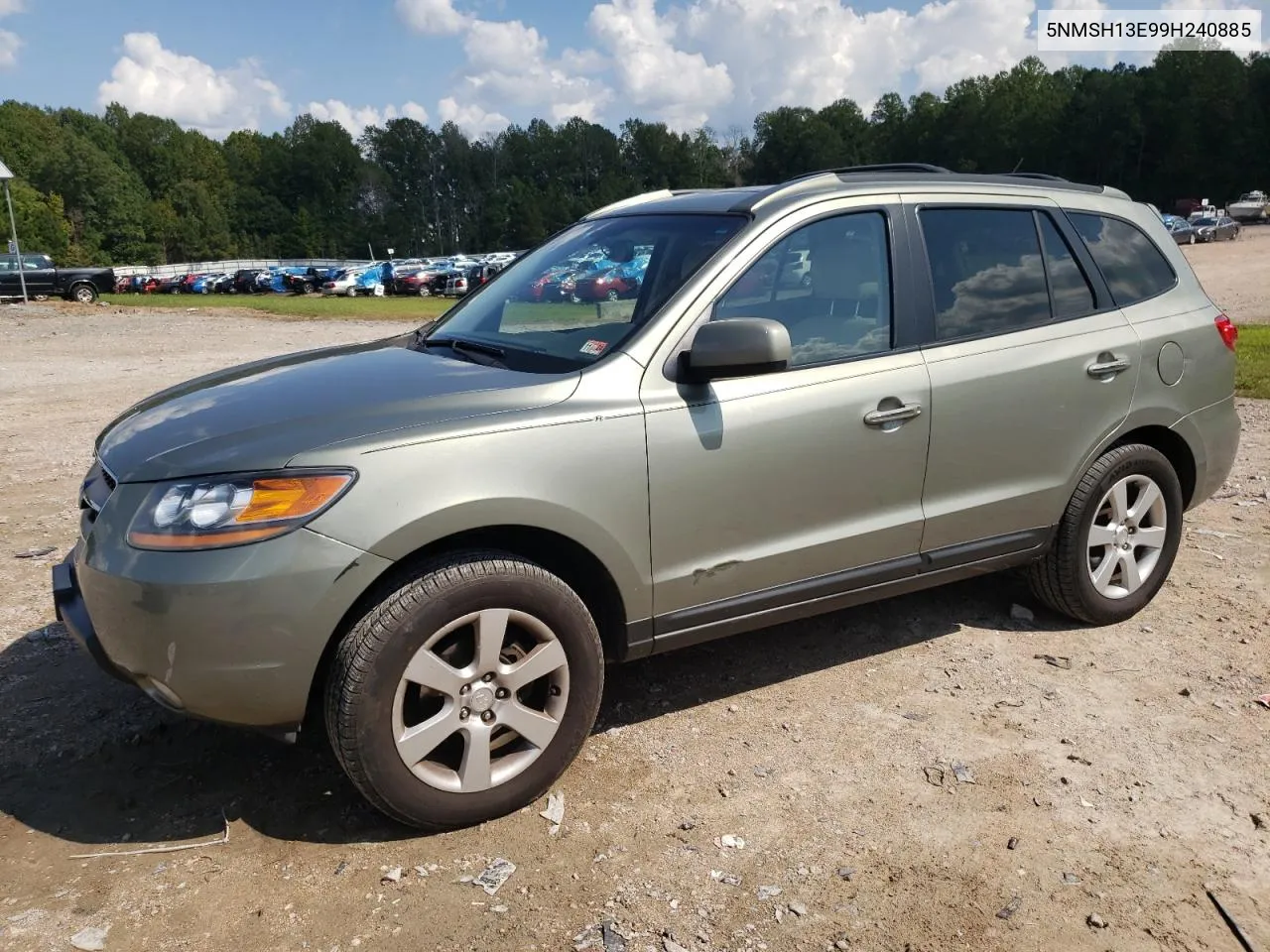 2009 Hyundai Santa Fe Se VIN: 5NMSH13E99H240885 Lot: 72333614