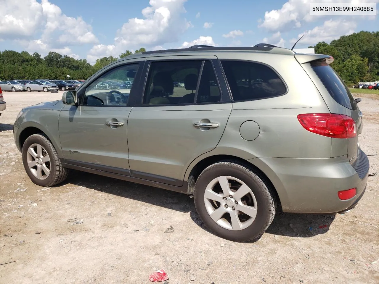 2009 Hyundai Santa Fe Se VIN: 5NMSH13E99H240885 Lot: 72333614