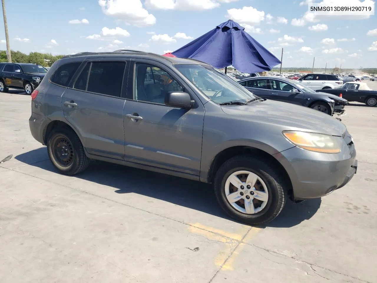 2009 Hyundai Santa Fe Gls VIN: 5NMSG13D89H290719 Lot: 72394784