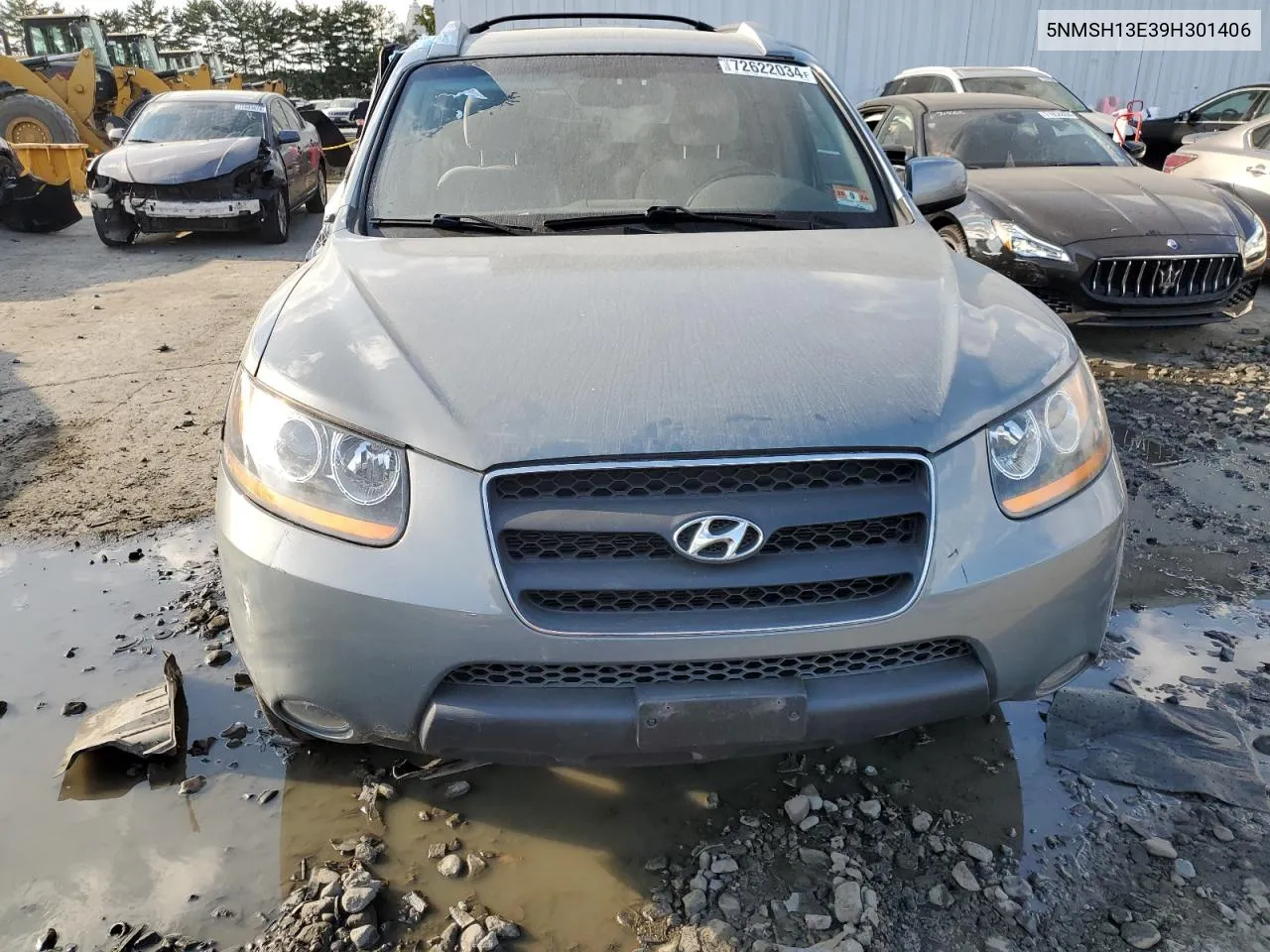 2009 Hyundai Santa Fe Se VIN: 5NMSH13E39H301406 Lot: 72622034