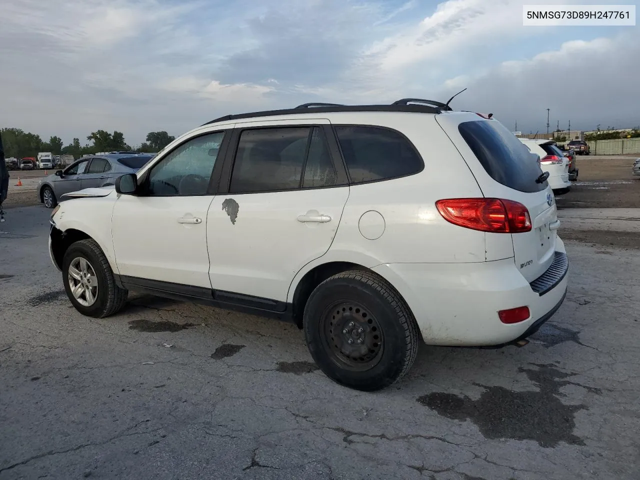 2009 Hyundai Santa Fe Gls VIN: 5NMSG73D89H247761 Lot: 72665774