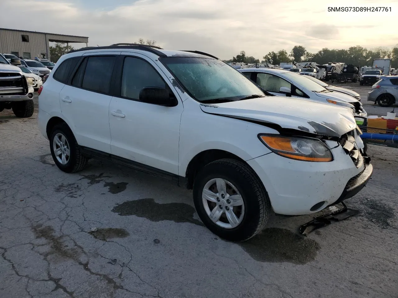 2009 Hyundai Santa Fe Gls VIN: 5NMSG73D89H247761 Lot: 72665774