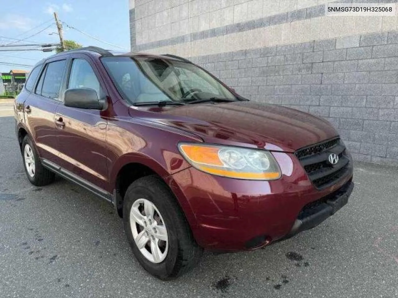 2009 Hyundai Santa Fe Gls VIN: 5NMSG73D19H325068 Lot: 72853704