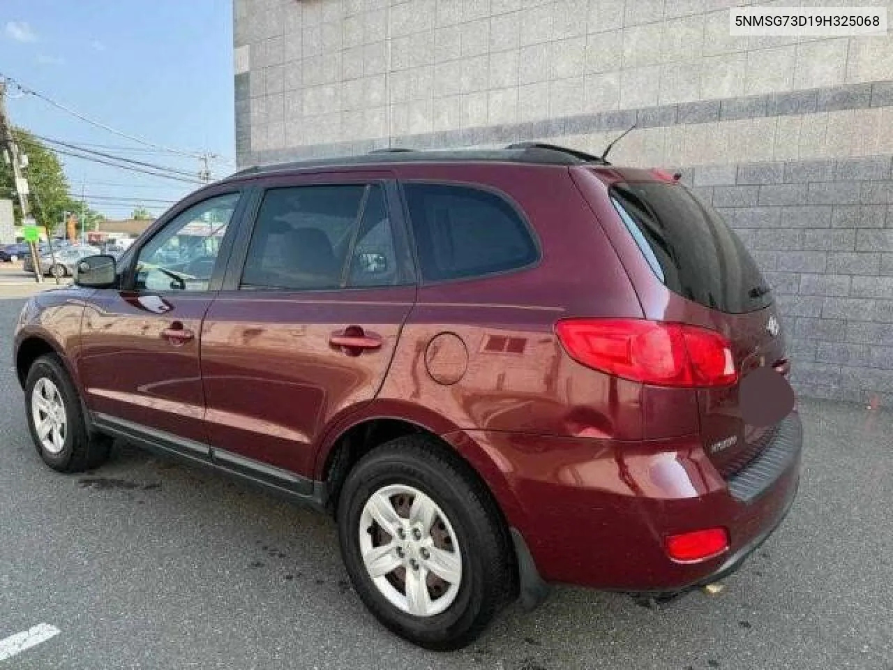 5NMSG73D19H325068 2009 Hyundai Santa Fe Gls