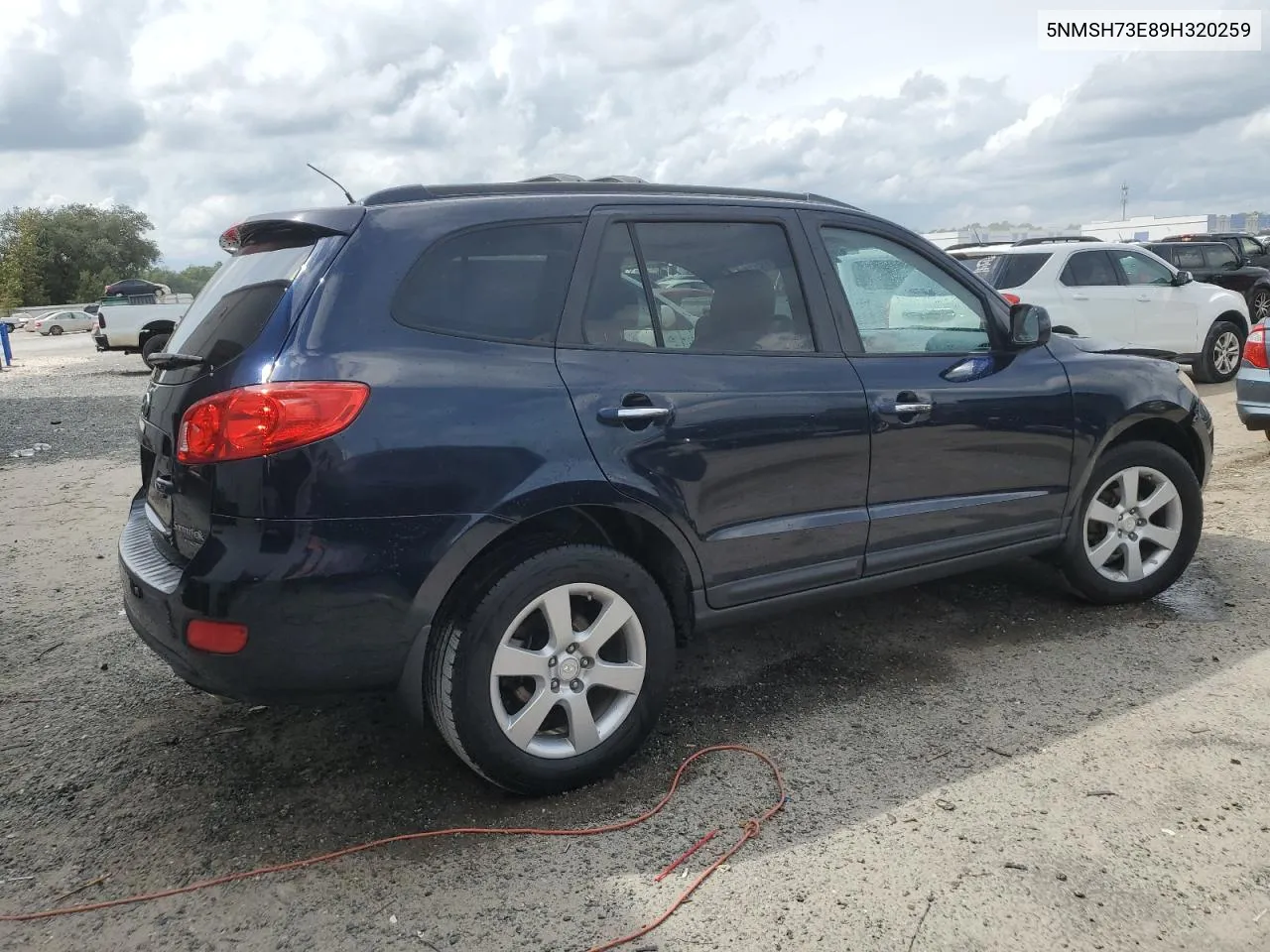 5NMSH73E89H320259 2009 Hyundai Santa Fe Se