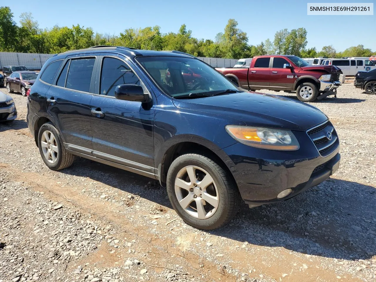 2009 Hyundai Santa Fe Se VIN: 5NMSH13E69H291261 Lot: 73256474