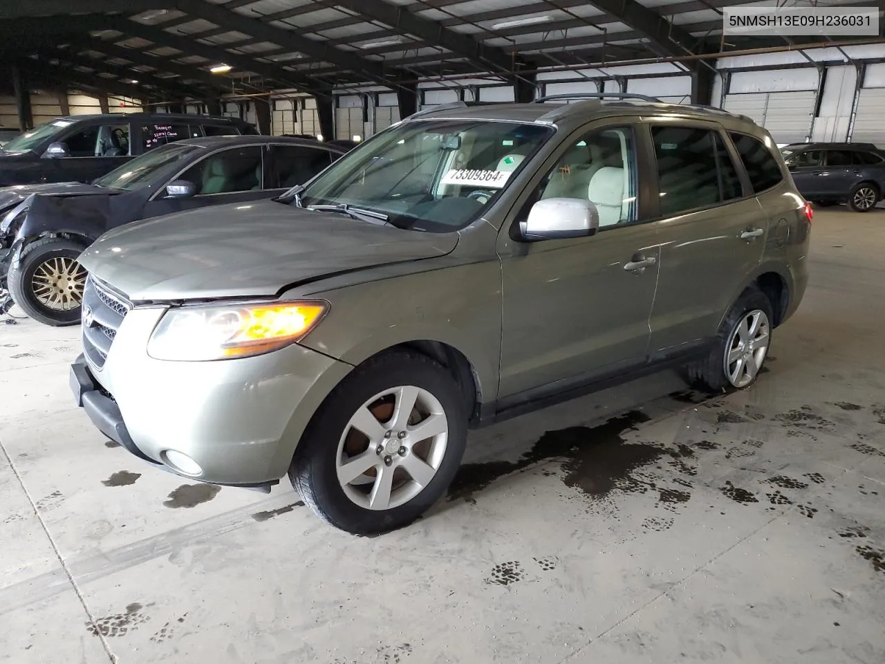 2009 Hyundai Santa Fe Se VIN: 5NMSH13E09H236031 Lot: 73309364