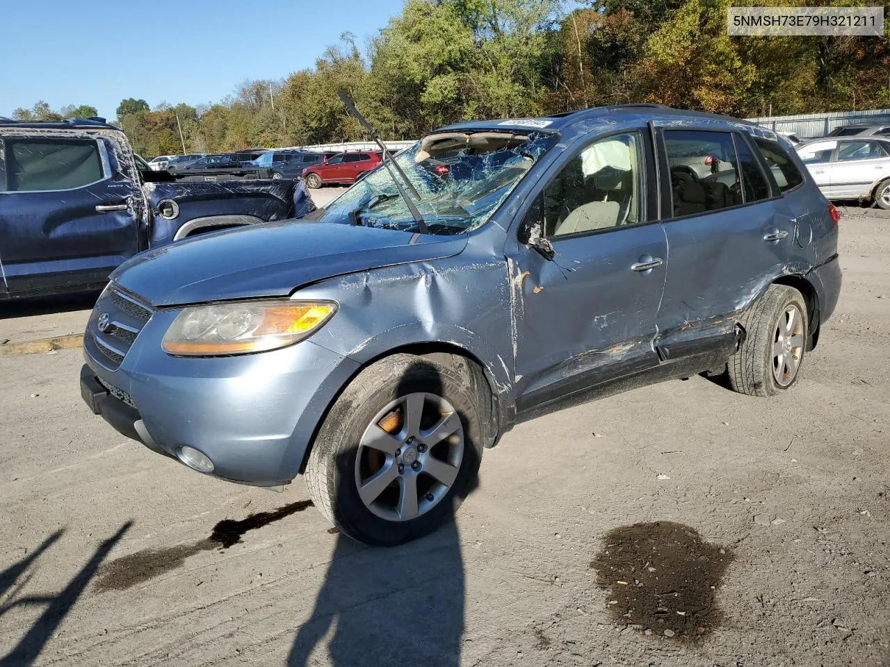 2009 Hyundai Santa Fe Se VIN: 5NMSH73E79H321211 Lot: 73560194