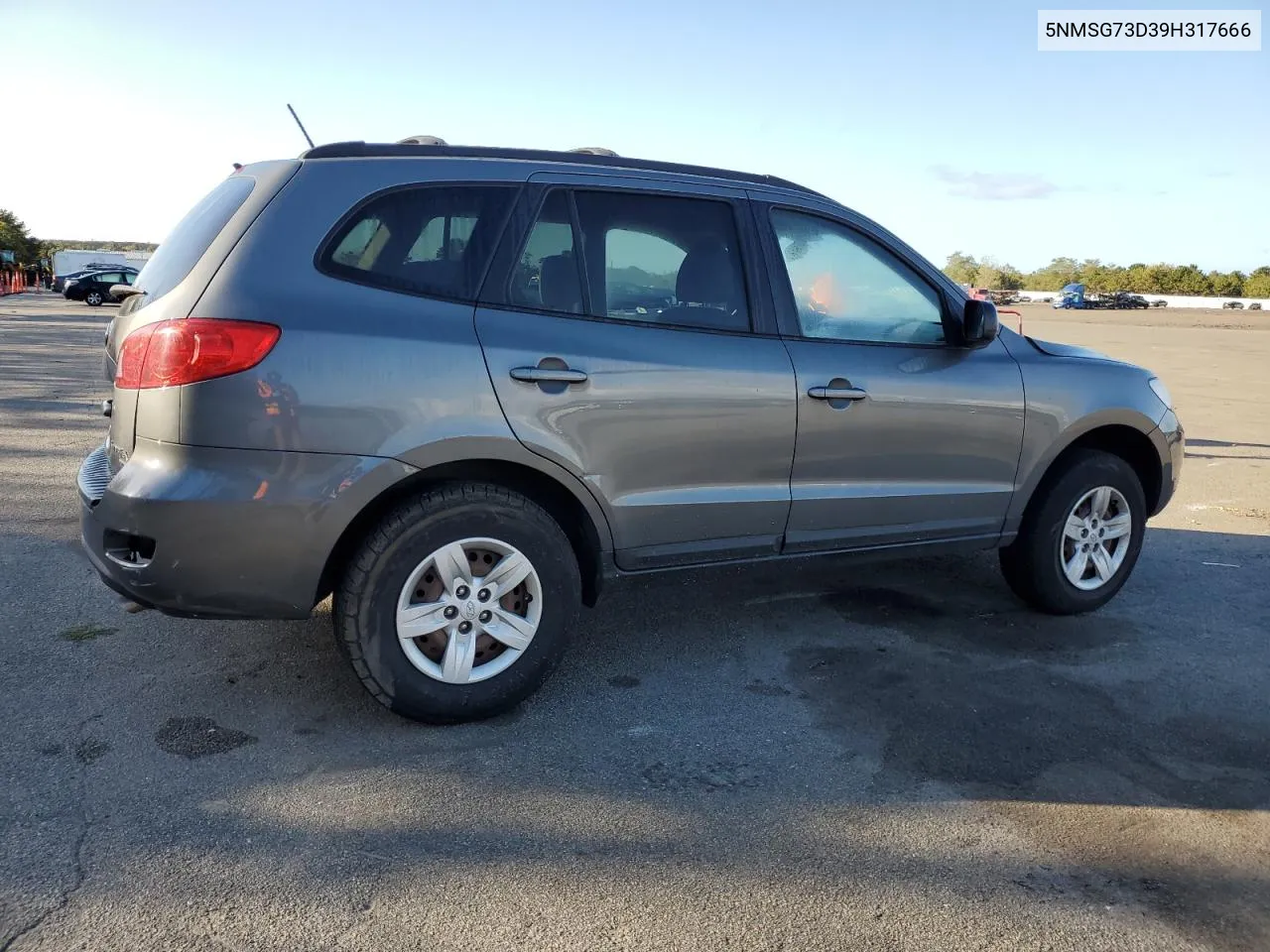 5NMSG73D39H317666 2009 Hyundai Santa Fe Gls