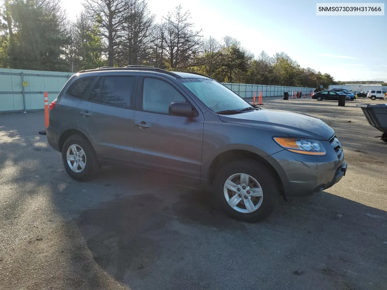 2009 Hyundai Santa Fe Gls VIN: 5NMSG73D39H317666 Lot: 73697074