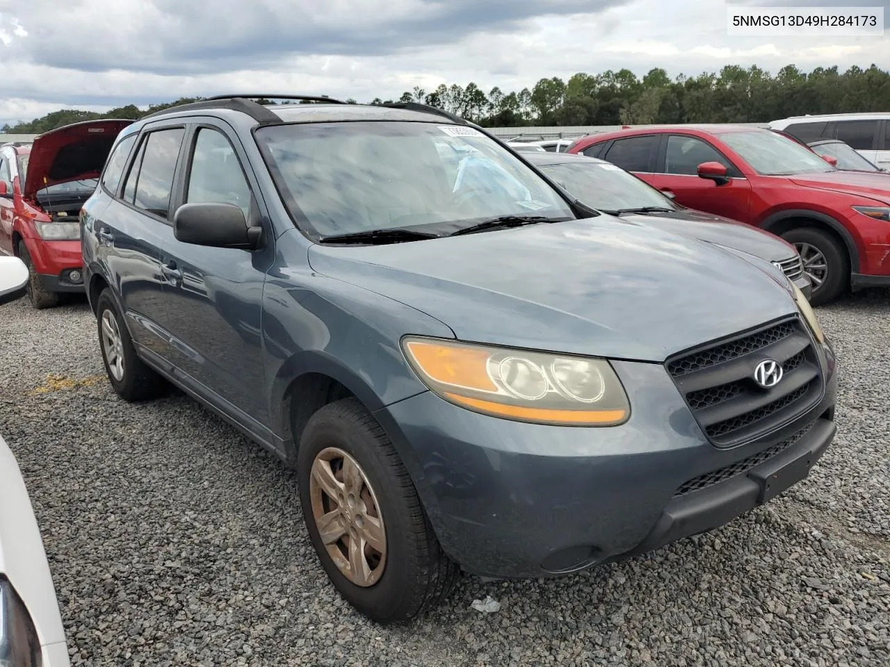 2009 Hyundai Santa Fe Gls VIN: 5NMSG13D49H284173 Lot: 73853694