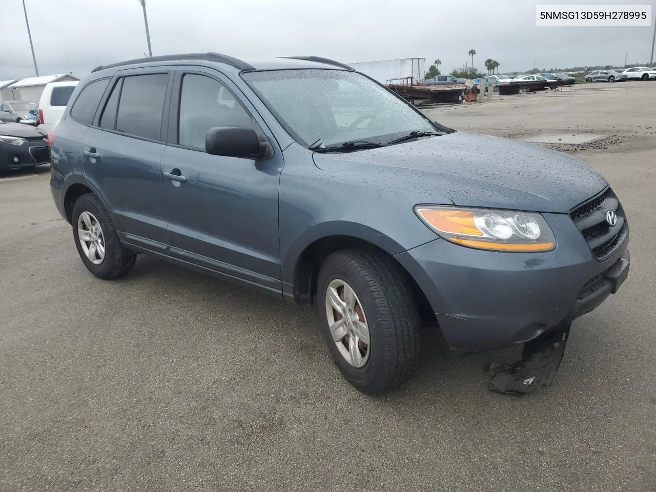 2009 Hyundai Santa Fe Gls VIN: 5NMSG13D59H278995 Lot: 73980984