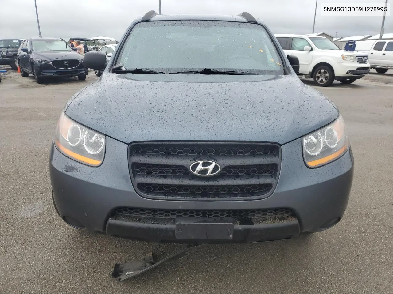 2009 Hyundai Santa Fe Gls VIN: 5NMSG13D59H278995 Lot: 73980984