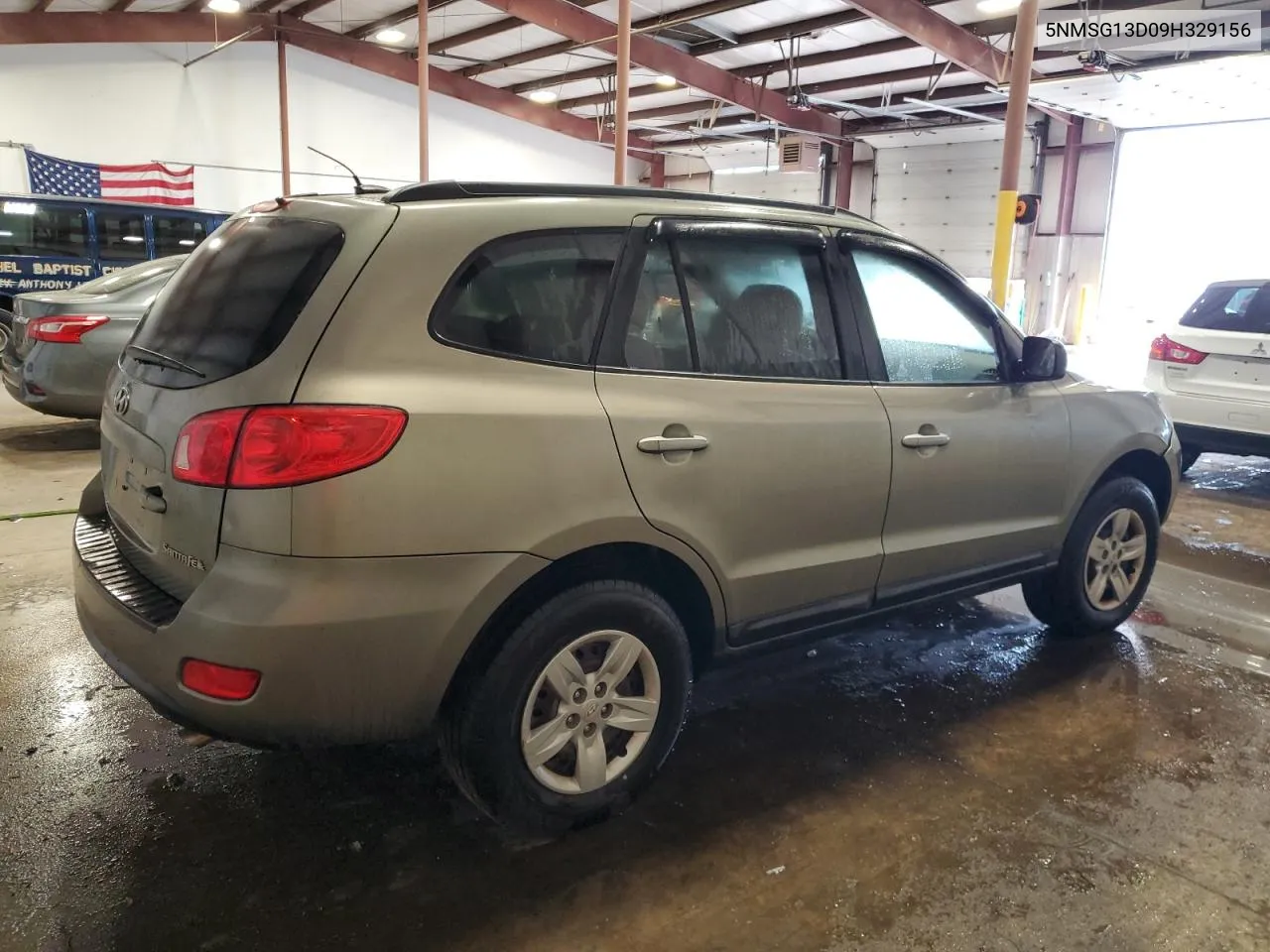 2009 Hyundai Santa Fe Gls VIN: 5NMSG13D09H329156 Lot: 74058064