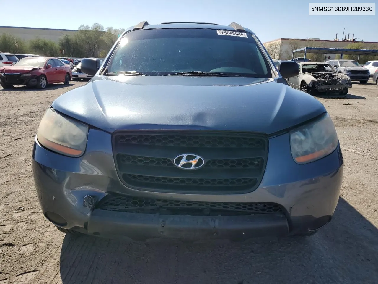 2009 Hyundai Santa Fe Gls VIN: 5NMSG13D89H289330 Lot: 74543044