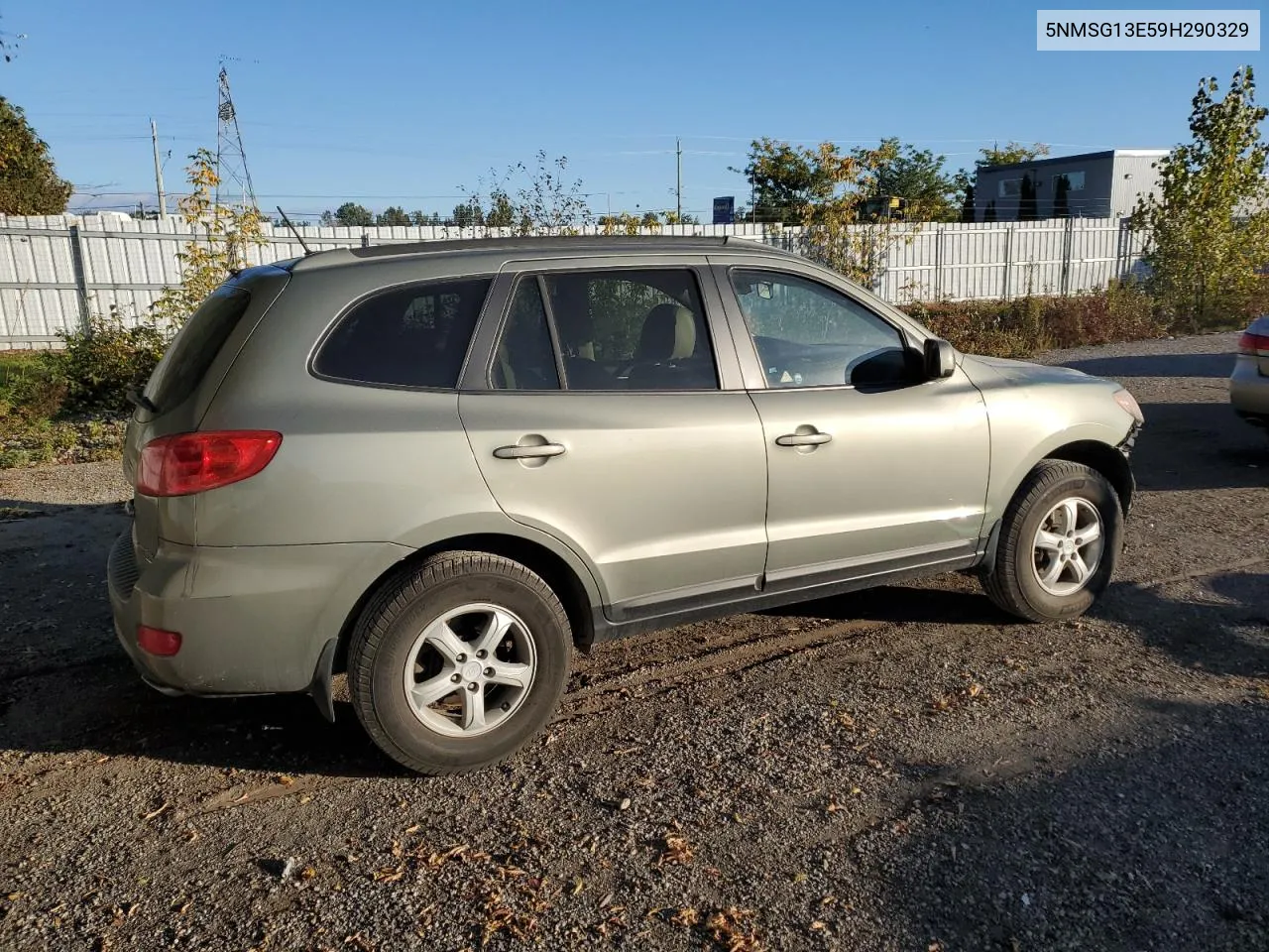 2009 Hyundai Santa Fe Gl VIN: 5NMSG13E59H290329 Lot: 74808684