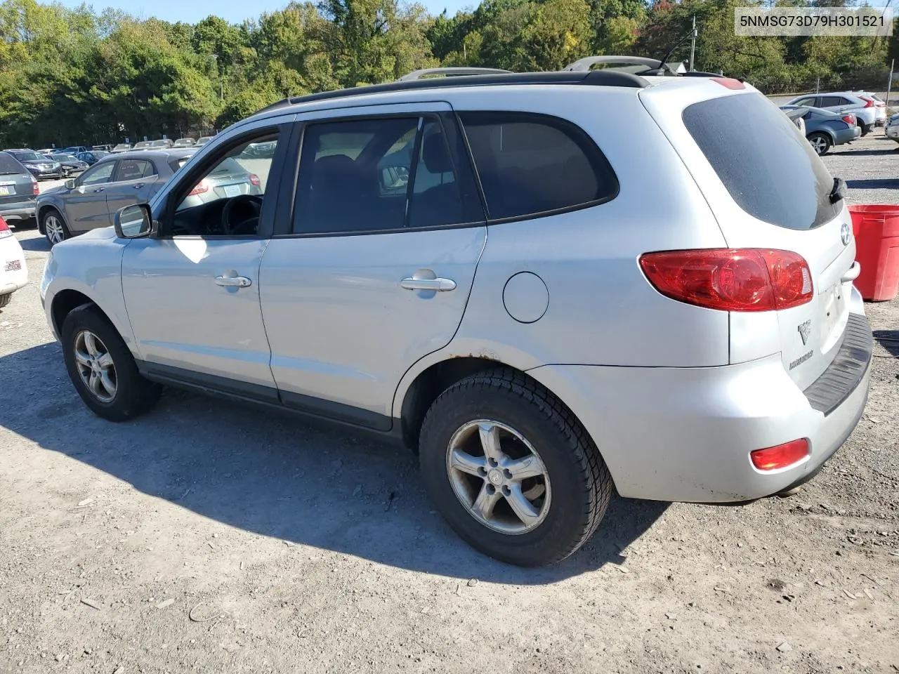 2009 Hyundai Santa Fe Gls VIN: 5NMSG73D79H301521 Lot: 75075644