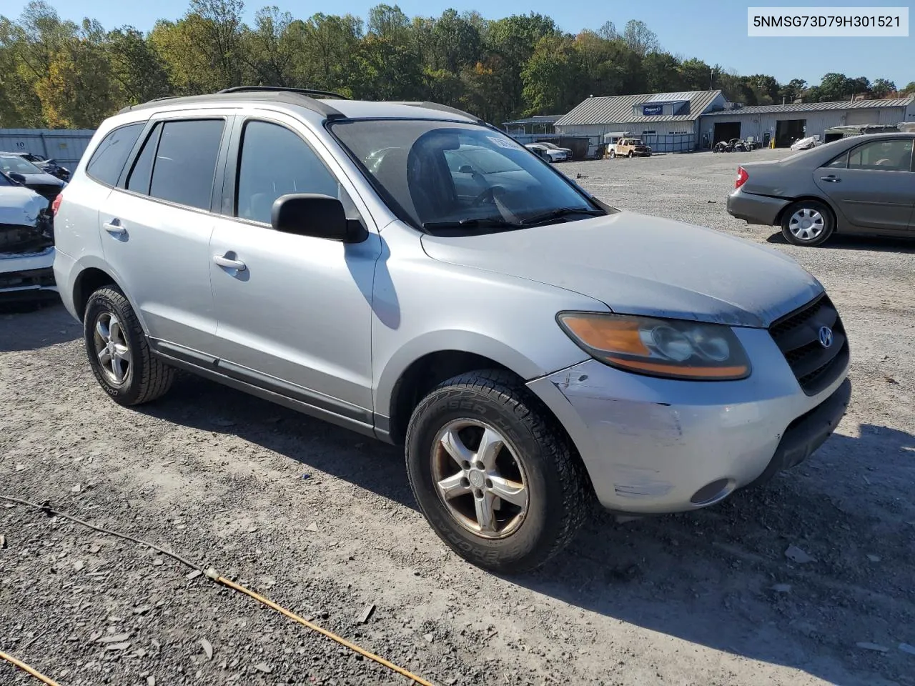 2009 Hyundai Santa Fe Gls VIN: 5NMSG73D79H301521 Lot: 75075644