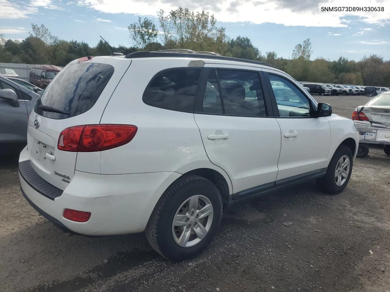 2009 Hyundai Santa Fe Gls VIN: 5NMSG73D89H330638 Lot: 75469624