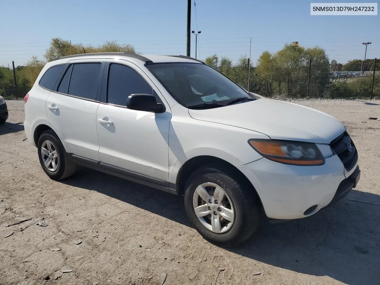 2009 Hyundai Santa Fe Gls VIN: 5NMSG13D79H247232 Lot: 75688804