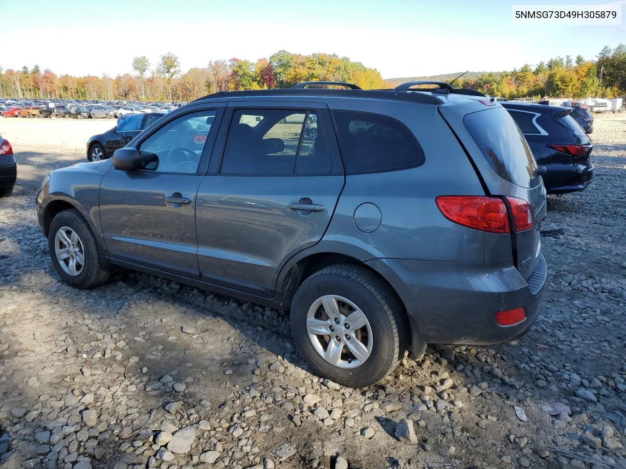 2009 Hyundai Santa Fe Gls VIN: 5NMSG73D49H305879 Lot: 75717294