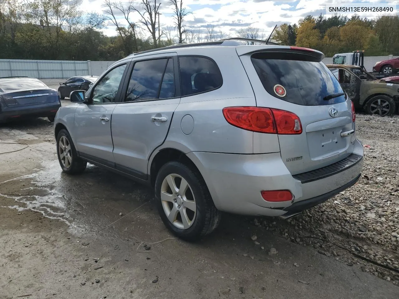 2009 Hyundai Santa Fe Se VIN: 5NMSH13E59H268490 Lot: 75895124