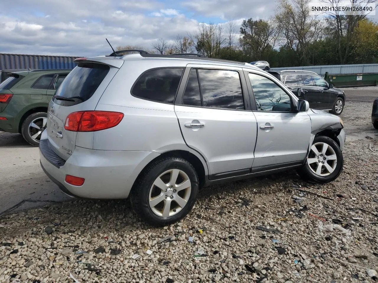 2009 Hyundai Santa Fe Se VIN: 5NMSH13E59H268490 Lot: 75895124