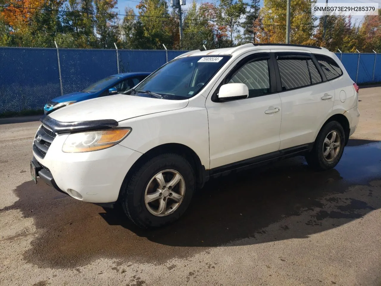 2009 Hyundai Santa Fe Gl VIN: 5NMSG73E29H285379 Lot: 75909534