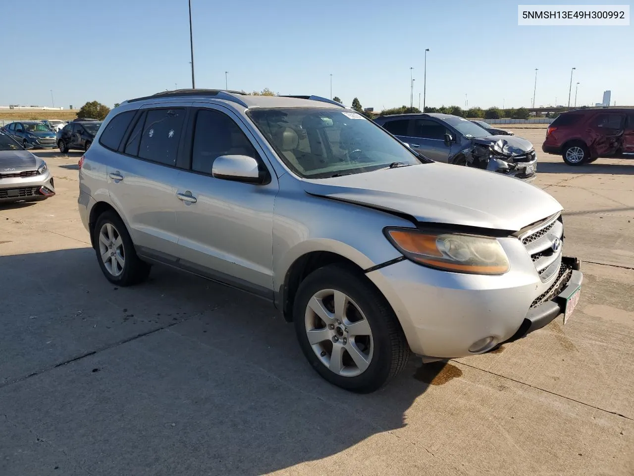 2009 Hyundai Santa Fe Se VIN: 5NMSH13E49H300992 Lot: 76583354