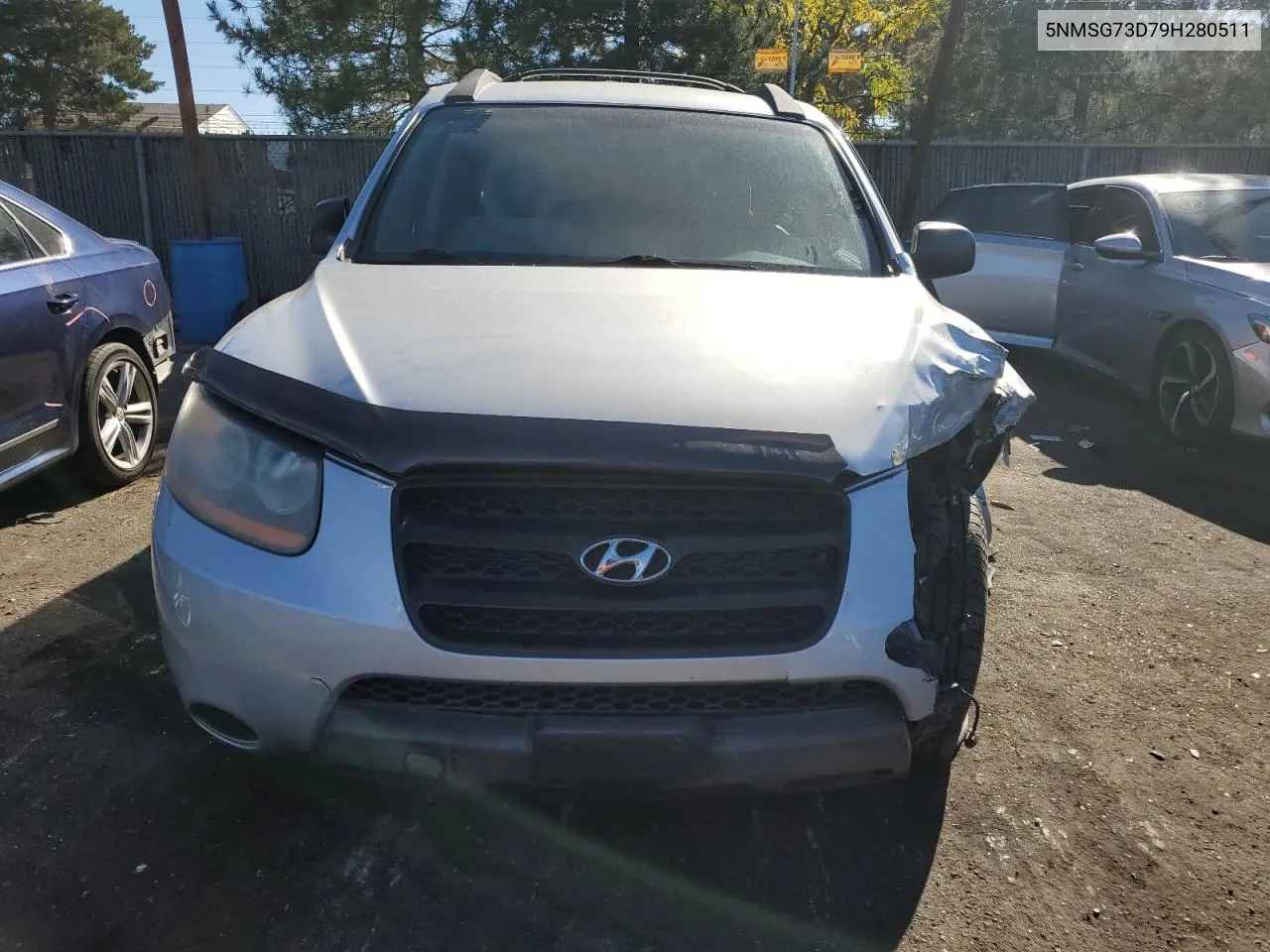 2009 Hyundai Santa Fe Gls VIN: 5NMSG73D79H280511 Lot: 77479254