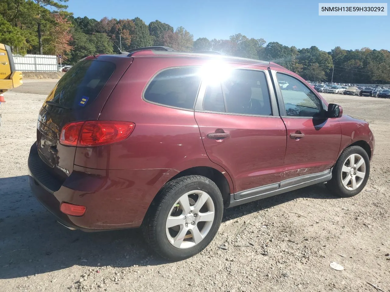 2009 Hyundai Santa Fe Se VIN: 5NMSH13E59H330292 Lot: 77545754