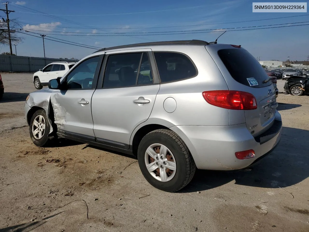 2009 Hyundai Santa Fe Gls VIN: 5NMSG13D09H229364 Lot: 78439354