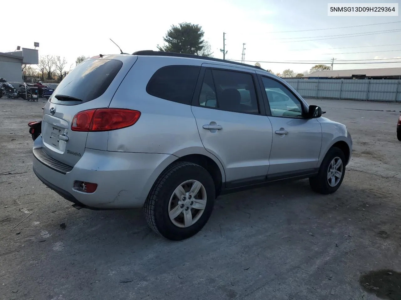 2009 Hyundai Santa Fe Gls VIN: 5NMSG13D09H229364 Lot: 78439354