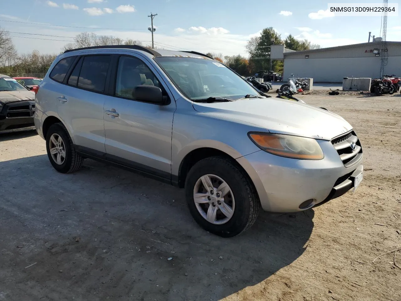 2009 Hyundai Santa Fe Gls VIN: 5NMSG13D09H229364 Lot: 78439354