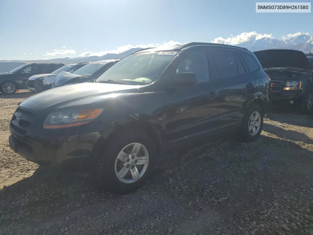 2009 Hyundai Santa Fe Gls VIN: 5NMSG73D89H261580 Lot: 79571254