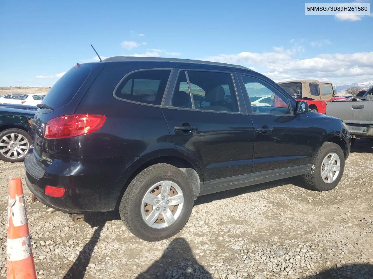 2009 Hyundai Santa Fe Gls VIN: 5NMSG73D89H261580 Lot: 79571254