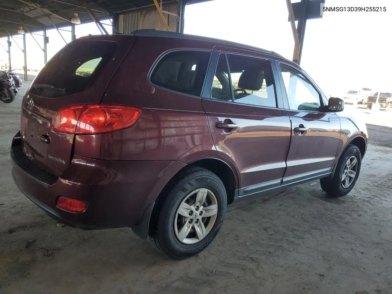 2009 Hyundai Santa Fe Gls VIN: 5NMSG13D39H255215 Lot: 79679694