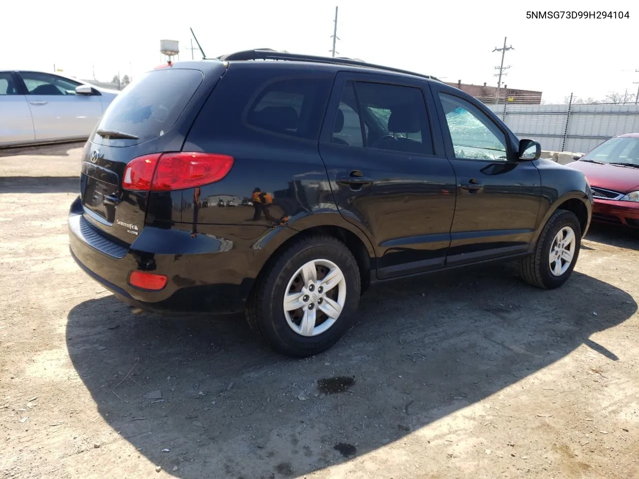 5NMSG73D99H294104 2009 Hyundai Santa Fe Gls