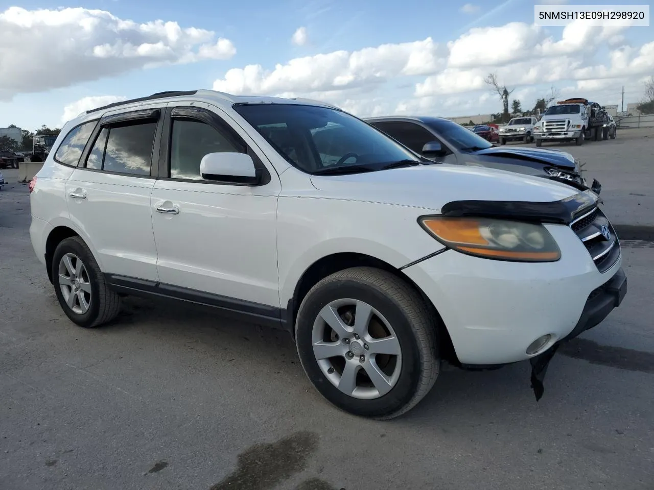 2009 Hyundai Santa Fe Se VIN: 5NMSH13E09H298920 Lot: 80206294