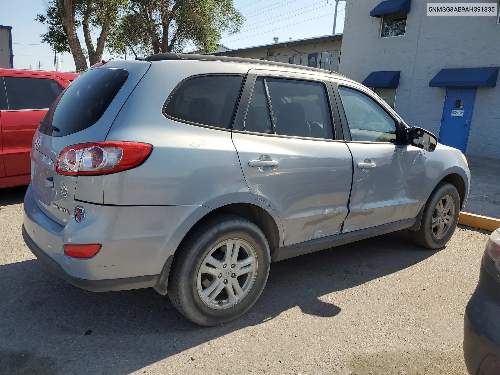 5NMSG3AB9AH391835 2010 Hyundai Santa Fe Gls