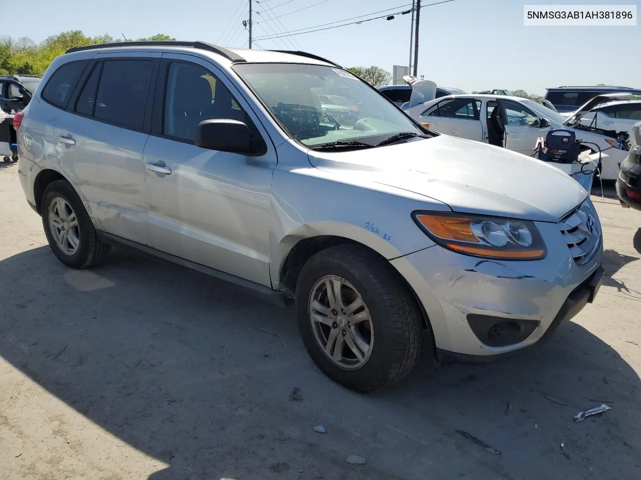 2010 Hyundai Santa Fe Gls VIN: 5NMSG3AB1AH381896 Lot: 49080783