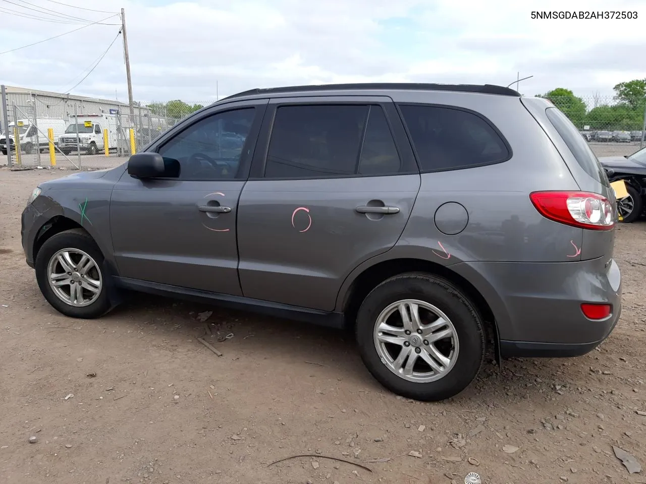 5NMSGDAB2AH372503 2010 Hyundai Santa Fe Gls