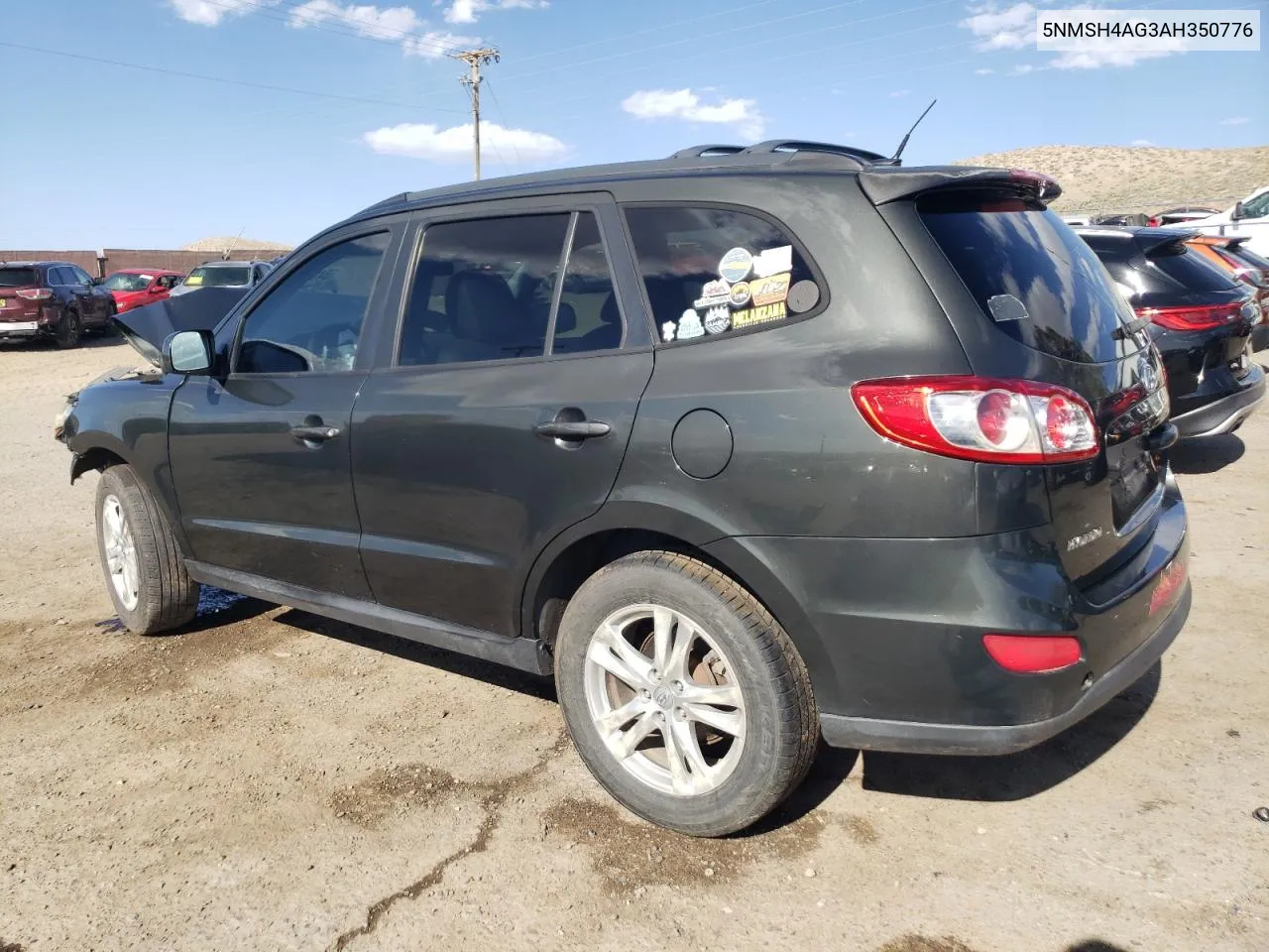 5NMSH4AG3AH350776 2010 Hyundai Santa Fe Se