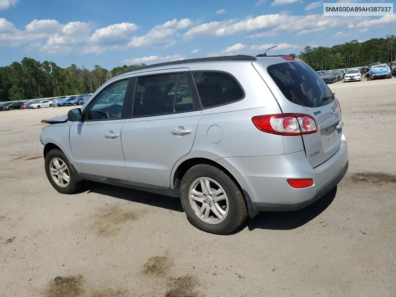 2010 Hyundai Santa Fe Gls VIN: 5NMSGDAB9AH387337 Lot: 56807124