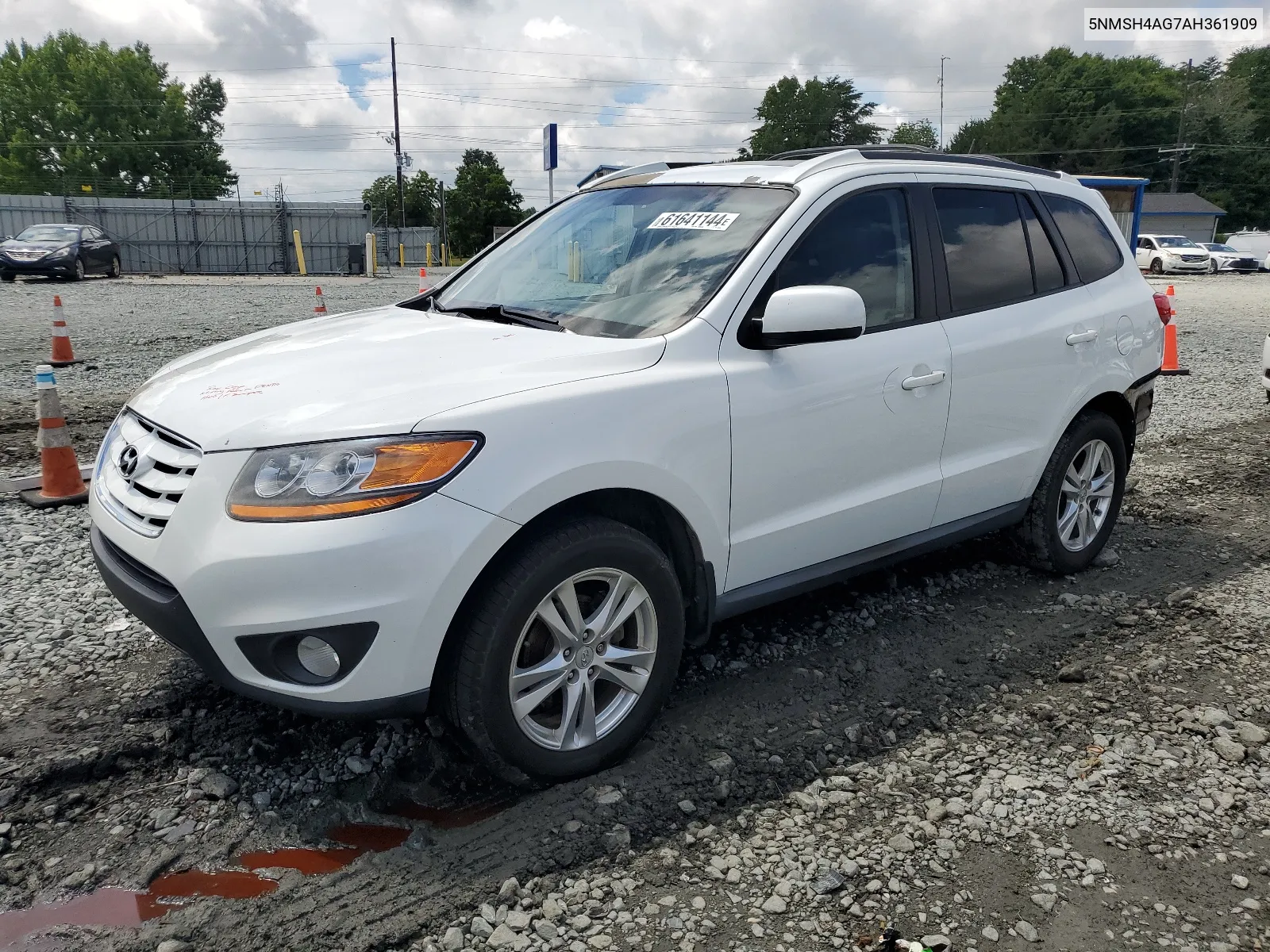 2010 Hyundai Santa Fe Se VIN: 5NMSH4AG7AH361909 Lot: 61641144