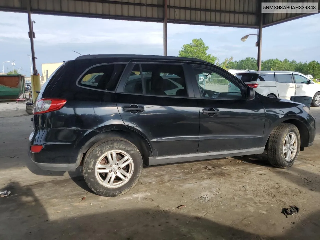 5NMSG3AB0AH339848 2010 Hyundai Santa Fe Gls