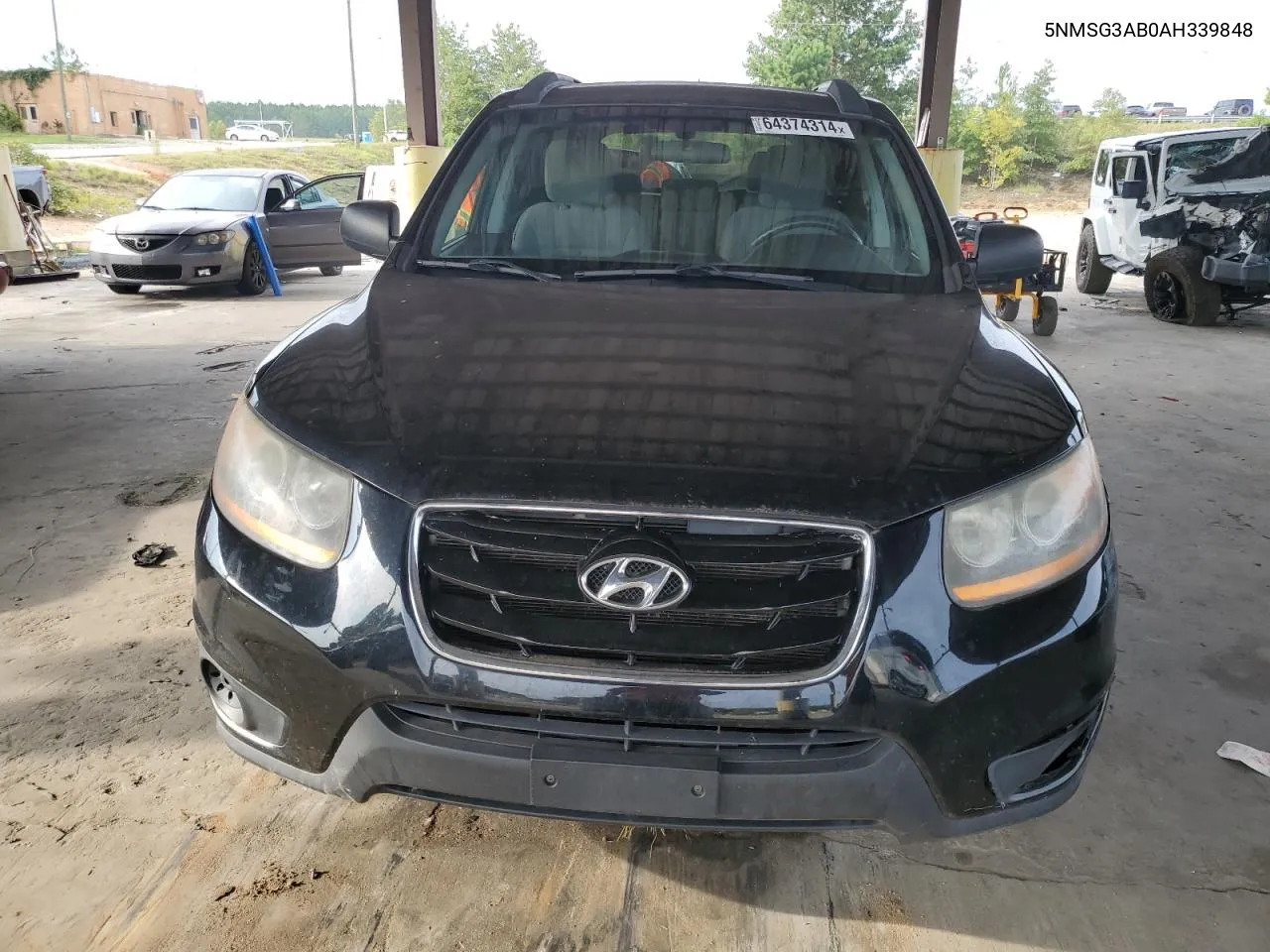 2010 Hyundai Santa Fe Gls VIN: 5NMSG3AB0AH339848 Lot: 64374314