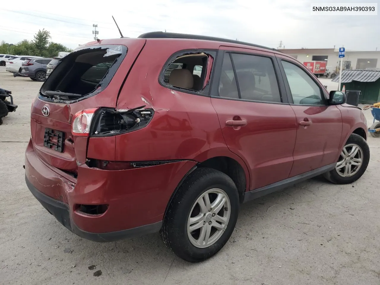 2010 Hyundai Santa Fe Gls VIN: 5NMSG3AB9AH390393 Lot: 67263414